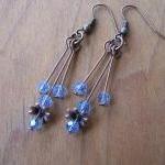 Copper Dangle Earrings 