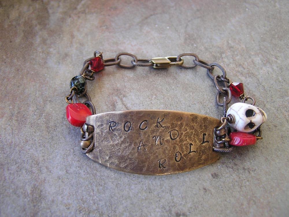 OOAK Bracelet - Rock and Roll Bracelet